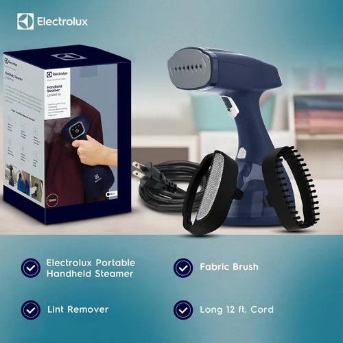 Miniatura 6 de Electrolux Vaporizador para ropa, LX15003 Vaporizador portátil de mano para tela y prendas de vestir, removedor de arrugas con removedor de pelusa