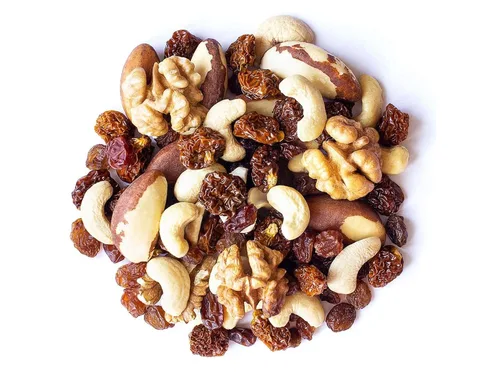 Miniatura 3 de Food to Live Organic Energy Trail Mix, 8 onzas, frutos secos y bayas crudos y sin OMG, incluyendo anacardos, bayas doradas, pasas, nueces y nueces
