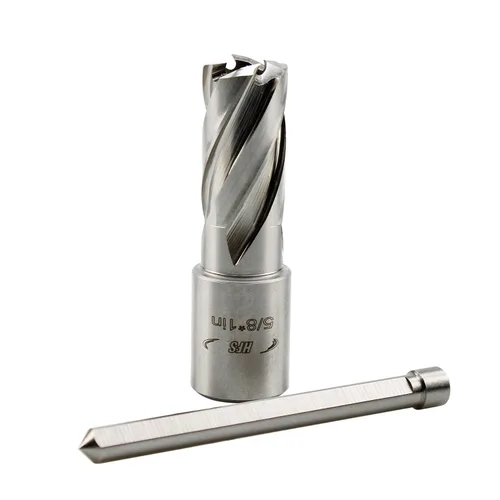 Miniatura 8 de HFS (R) Cortador anular con pasador piloto de acero de alta velocidad de 3 pulgadas para taladro magnético 1/2 pulgada de diámetro x 1 pulgada