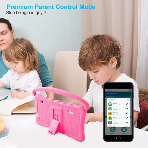 Miniatura 3 de Tabletas para niños de 7 pulgadas, tableta para niños pequeños con WiFi, tableta infantil de edición para niños con cámara dual, tabletas para niños