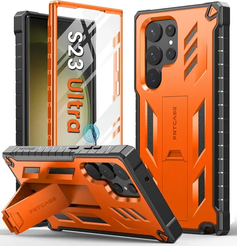 Miniatura 10 de FNTCASE Funda para Samsung Galaxy S23-Ultra: protección de grado militar a prueba de caídas cubierta móvil con soporte TPU resistente a prueba