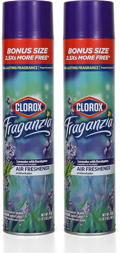Miniatura 9 de Clorox Fraganzia - Ambientador en aerosol en aerosol con aroma a ráfaga de cereza, eliminador de olores de larga duración y ambientador