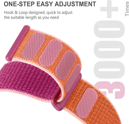 Miniatura 2 de Getino Compatible con Fitbit Versa 3 4 Fitbit Sense/Sense 2 bandas para mujeres y hombres, correa deportiva ajustable de nailon elástica compatible
