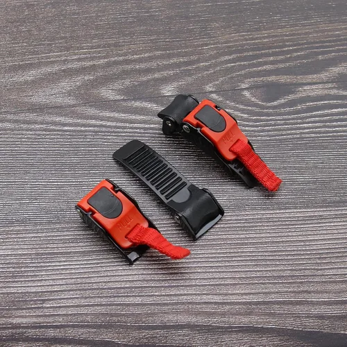 Miniatura 7 de 3x casco de motocicleta de liberación rápida clip de velocidad de barbilla correa de tracción hebilla de plástico aplicable ancho de banda 0.787 in