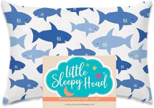 Miniatura 87 de Little Sleepy Head Funda de almohada para niños pequeños, 100% algodón y funda de almohada hipoalergénica para almohada de niños pequeños, funda