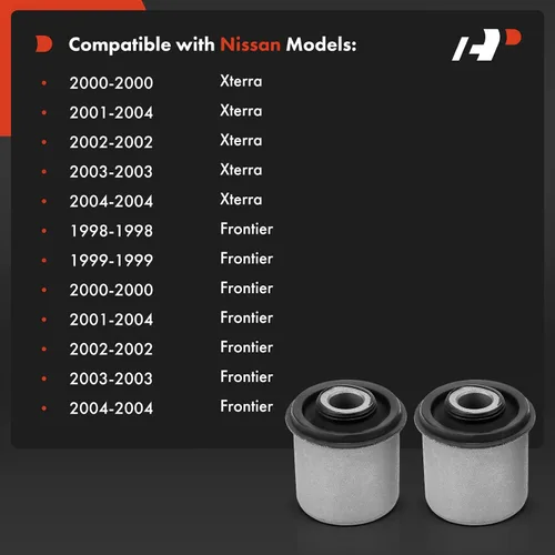 Miniatura 2 de A-Premium 2 bujes de brazo de control superior delantero, compatible con Nissan Frontier 1998-2004, Xterra 2000-2004