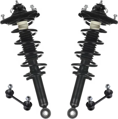 Miniatura 57 de Detroit Axle - Kit de puntales delanteros 2WD para Ford F-150 2005-2008 Lincoln Mark LT 2005-2008, 2 puntales con muelle helicoidal, 2 enlaces