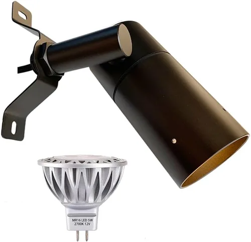 Miniatura 6 de Arrownine Luces de iluminación de paisaje, bajo voltaje, luces montadas en árbol de pared al aire libre, reemplazable, bombilla LED MR16, acabado