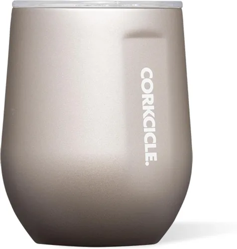 Miniatura 35 de Corkcicle Vaso de Vino Aislado sin Tallo - Mantiene las Bebidas Frías 6 Horas y Calientes 3 Horas - Acero Inoxidable - Fácil Agarre - Regalo