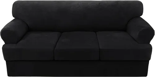 Miniatura 78 de H.VERSAILTEX Funda para sofá de 2 piezas, fundas para sillón con cojines en forma de T, funda para sofá de terciopelo grueso, protector de muebles