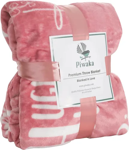 Miniatura 4 de Piwaka Manta de Abrazo para Mujeres - Regalos para Recuperarse con Comodidad y Cuidado, Manta Suave y Acogedora de Franela y Forro Polar