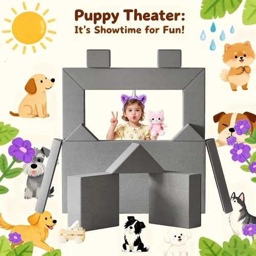 Miniatura 5 de TOLEAD Sofá de juego de 11 piezas para niños, muebles imaginativos para niños creativos, muebles de dormitorio de niños pequeños a adolescentes