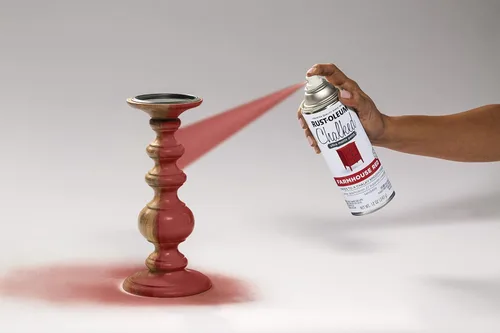 Miniatura 5 de Rust-Oleum Farmhouse Red Chalked Pintura en aerosol ultramata todo en uno Cobertura de una capa No necesita imprimación, lijado o capa superior
