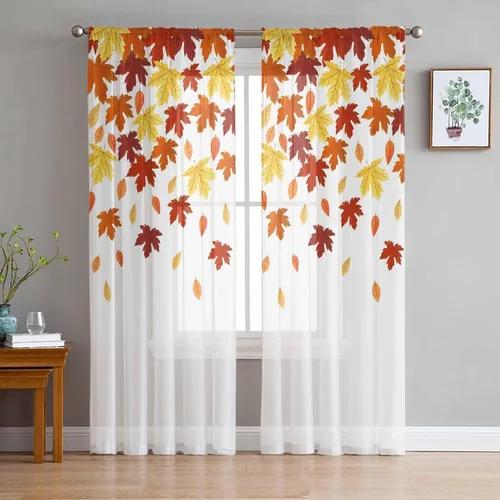 Miniatura 38 de Cortinas traslúcidas para camión rojo de Navidad de 45 pulgadas de largo, juego de 2 paneles de tablero de madera retro rústico con cuadros