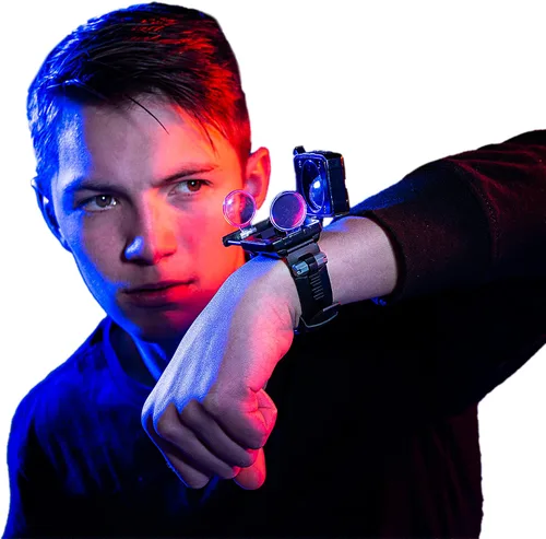 Miniatura 7 de SpyX / Spy Wrist Talkies. 8-1 Walkie Talkies multifuncional Toy Spy Watch para niños. Reloj espía de radio bidireccional manos libres para agente