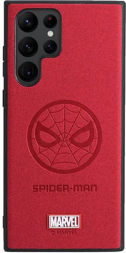 Funda para Galaxy S22 Ultra 5G, con personaje de superhéroe para Samsung Galaxy S22 Ultra, funda de piel roja