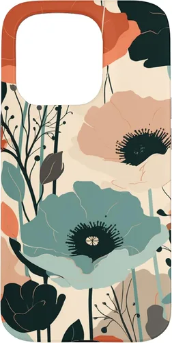 Miniatura 13 de Funda para iPhone 11 Pro Max Minimal Poppy Flower Boho Floral Cute Aesthetic