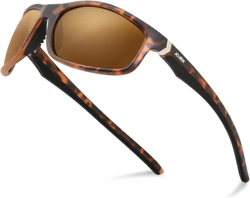 JOJEN Polarized Sports Sunglasses for Women Men Running Golf Fishing Cycling Driving 100% UV Protection Sun Glasses JE001