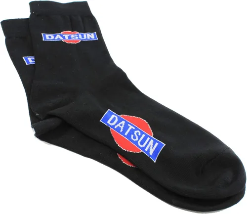 Miniatura 6 de Rotary13B1 Datsun Logo - Calcetines - Negro Crew Longitud