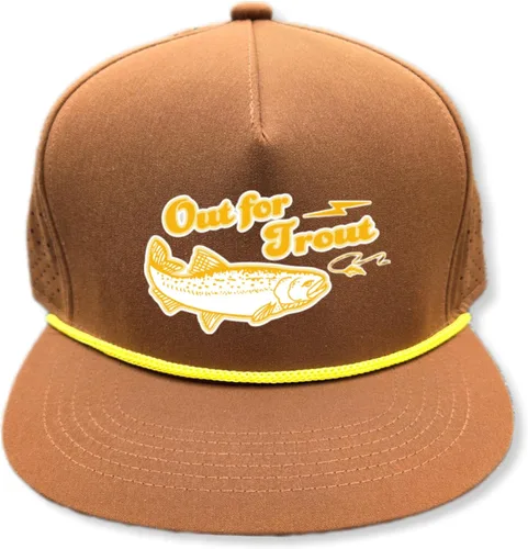Miniatura 9 de ThatsRad Out for Trout Corduroy Snapback Sombrero Gorra Pesca con Mosca Pescador