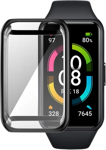 Miniatura 6 de Senter - Funda para Huawei Honor Band 7, TPU suave y protector de pantalla integrado para Huawei Honor Band 7 Smart Watch