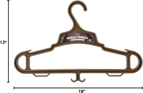 Miniatura 2 de Worlds Strongest - Percha para abrigos, fabricado en Estados Unidos, capacidad de carga de 140 libras, colgador de engranajes multiusos Coyote 498