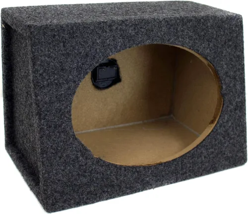 Miniatura 5 de Q Power Paquete de 2 cajas de altavoces de 6 x 9 pulgadas, estilo en ángulo, color negro, accesorios para sistema de sonido y estéreo