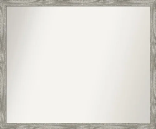 Miniatura 180 de Amanti Art Espejo personalizado, espejo de baño gris plomo a rayas, espejo de pared o espejo de tocador de baño sobre el fregadero