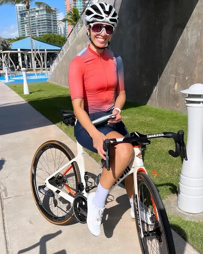 Miniatura 7 de Wulibike Maillot de ciclismo para mujer, manga larga, con bolsillos