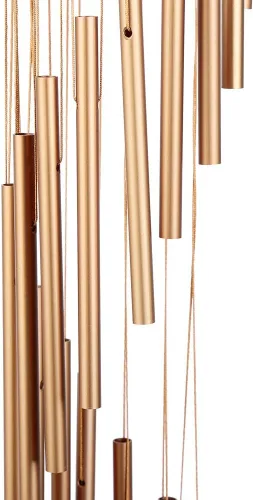 Miniatura 8 de Campanillas de viento conmemorativas para exteriores, 18 tubos de aleación de aluminio hechos a mano para un rendimiento musical superior