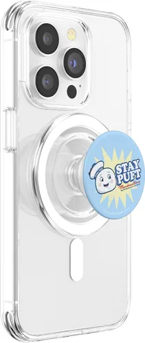 Miniatura 3 de Ghostbusters Póster retro de Stay Puft PopSockets MagSafe PopGrip para iPhone