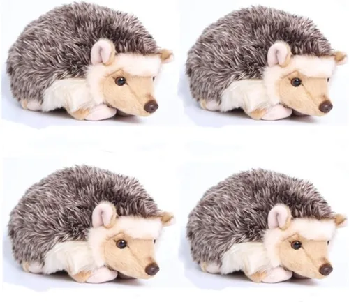 Miniatura 5 de TAMMYFLYFLY Erizo realista de peluche, erizo del desierto, modelo de animal lindo (6 pulgadas) (6 pulgadas (paquete de 1))