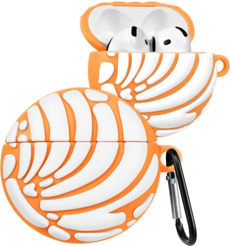 Miniatura 11 de Funda para Airpods de Boaretiu de 2ª/1ª Generación - Funda Linda Kawaii - Funda de Silicona Blanda 3D con Llavero para Mujeres, Niñas, Adolescentes