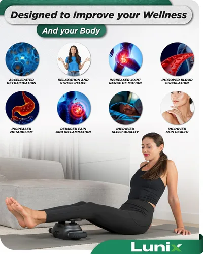 Miniatura 8 de Lunix Masajeador LX26 FSA para piernas y cuerpo completo, masajeador de vibración de mano para aliviar el estrés, relajación y comodidad muscular