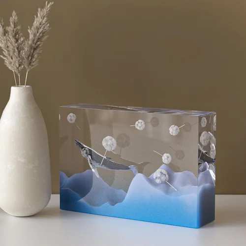 Miniatura 6 de Moldes Rectangulares Grandes de Silicona para Resina, Molde Profundo de Epoxi con Soporte de Marco de Madera para Preservación de Flores DIY