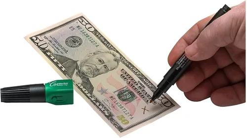 Miniatura 4 de Dri Mark Lápiz detector de falsificación de dinero inteligente con luz LED UV reutilizable (DRI351UVB)