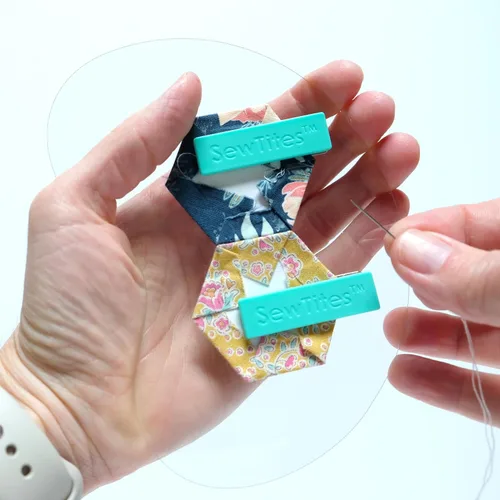 Miniatura 2 de SewTites Paleta de piezas de papel inglés con costura trasera plana