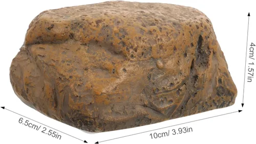 Miniatura 2 de Uonlytech Caja de almacenamiento de llaves oculta de piedra sintética realista, para exteriores, para guardar llaves de jardín y artículos pequeños