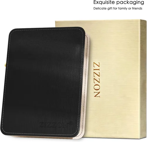 Miniatura 7 de ZIZZON Juego de manicura profesional de acero inoxidable para uñas y uñas de los pies y uñas 9 en 1, kit de pedicura y aseo con estuche de viaje