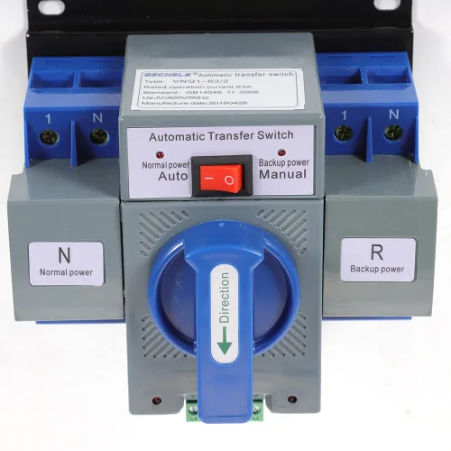 Miniatura 6 de Interruptor de transferencia automática de doble potencia, interruptor de cambio de generador de energía dual 63A 2P, interruptor comercial de 110 V