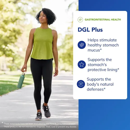 Miniatura 3 de Pure Encapsulations DGL Plus - Suplementos de salud intestinal para hombres y mujeres, con raíz de malvavisco, extracto de aloe vera y corteza