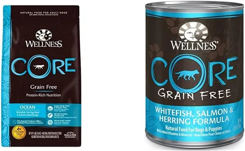 Miniatura 10 de Wellness CORE - Alimento seco para perros de raza pequeña, harina de pavo y pollo, bolsa de 4 libras CORE en paté de comida húmeda para perros