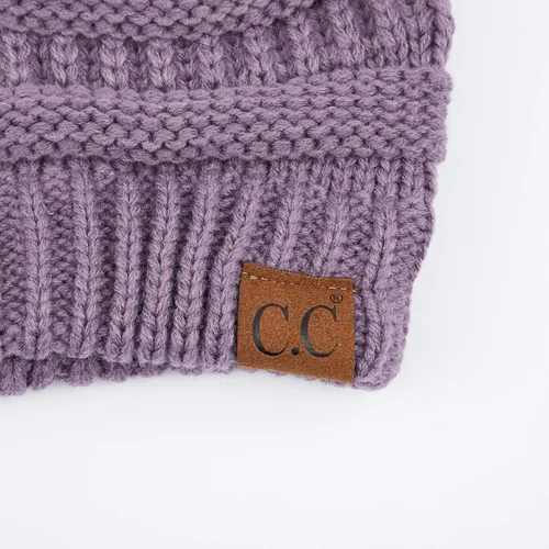 Miniatura 457 de C.C Trendy Warm Chunky Soft Stretch Cable Knit Beanie