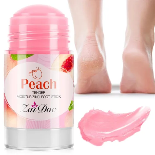 Miniatura 8 de Tender Crema hidratante para pies, parafina líquida y aceite de oliva para talones secos y agrietados, 1.41 onzas (naranja)