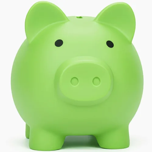Miniatura 12 de Alcancía para Sbrvaniy Piggy Coin Banks para niños y niñas, mi primer banco de dinero de plástico irrompible tamaño S/M/L decoración ahorro Navidad