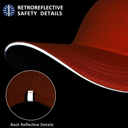 Miniatura 5 de GADIEMKENSD Gorra de correr para mujer Race Day - Excelente ventilación, ligera, reflectante de seguridad