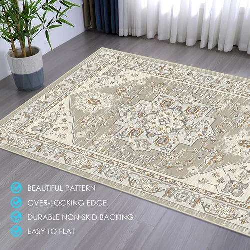Miniatura 5 de Kuyal Tapete para silla de oficina para suelo de madera dura, 48 x 60 pulgadas, tapete para silla de juegos de computadora, tapete de pelo bajo
