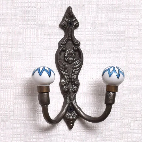 Miniatura 13 de Indian Shelf Ganchos de pared para colgar abrigos, ganchos de pared bohemios negros Perchero de pared Ganchos para colgar toallas Ganchos