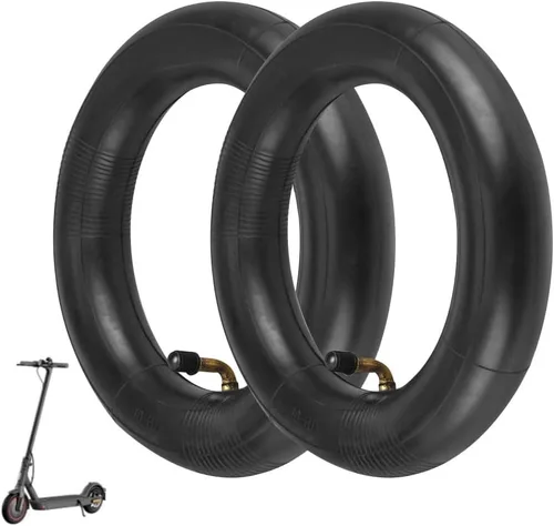 Tubo interior de scooter de 8.5 x 2 pulgadas, 2 tubos interiores de 8-1/2 x 2 pulgadas 8.5 x 2 pulgadas con vástago de válvula doblado de repuesto