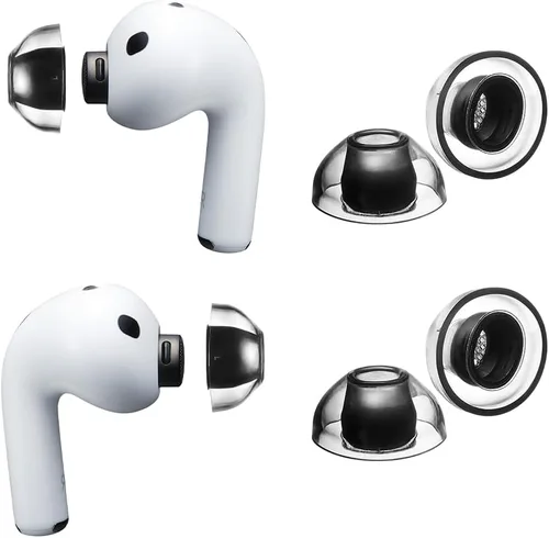 Miniatura 9 de XELASTEC 2 Puntas de Reemplazo para AirPods Pro 3 – Material Adaptable al Calor Corporal, Sellado Sin Costuras, Filtro Micro de 12 Agujeros, Puntas